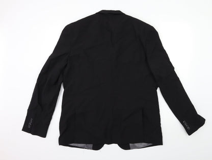 Cedarwood State Mens Black Jacket Suit Jacket Size 44