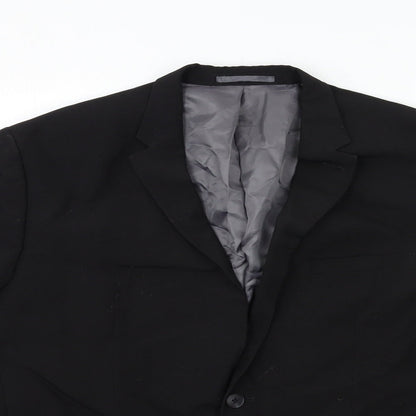 Cedarwood State Mens Black Jacket Suit Jacket Size 44
