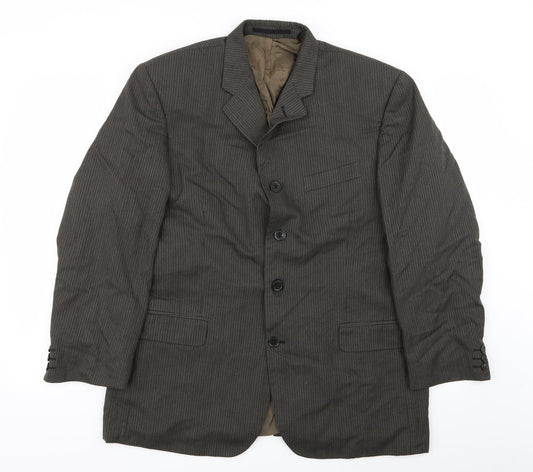 jonathan adams Mens Green Geometric  Jacket Blazer Size 42