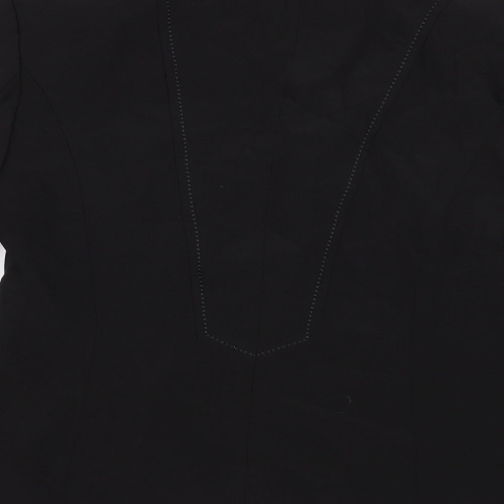 M&S Womens Black   Jacket Blazer Size 8