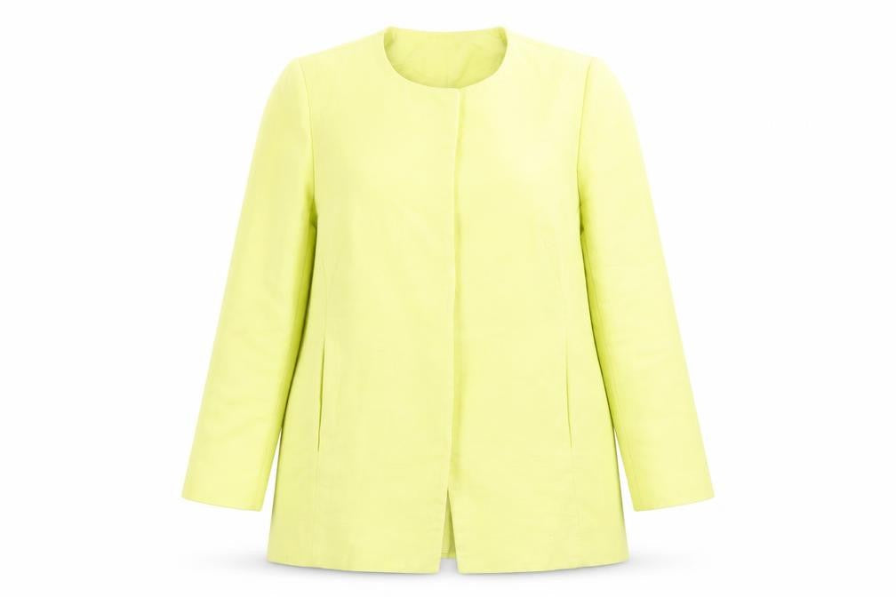 Primark Womens Yellow   Jacket Blazer Size 10
