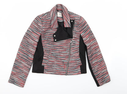 Tu Womens Multicoloured Geometric  Jacket  Size 10