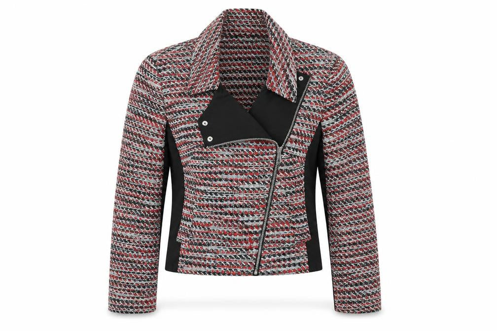 TU Womens Multicoloured Geometric  Jacket  Size 10