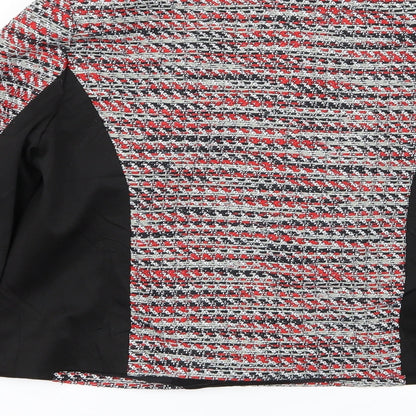 Tu Womens Multicoloured Geometric  Jacket  Size 10