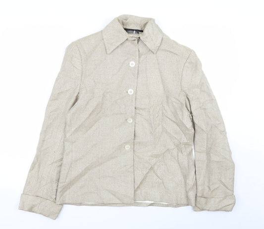 Mark Shale Womens Beige   Jacket Blazer Size 10