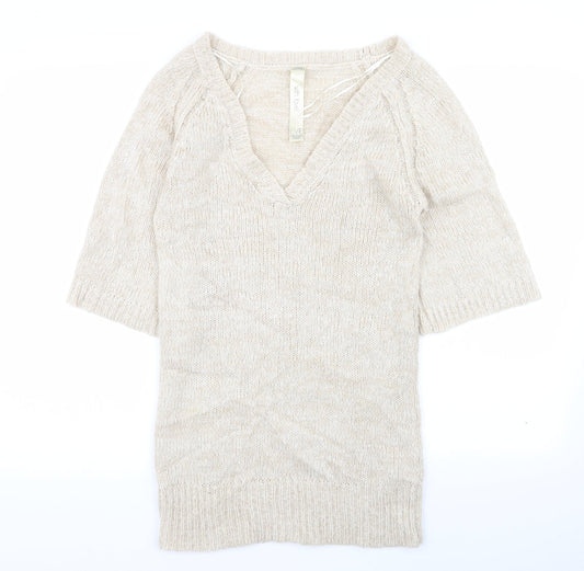 evie Womens Beige   Pullover Jumper Size 10