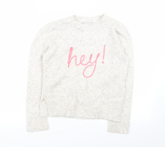mintier Girls Beige   Pullover Jumper Size 10 Years
