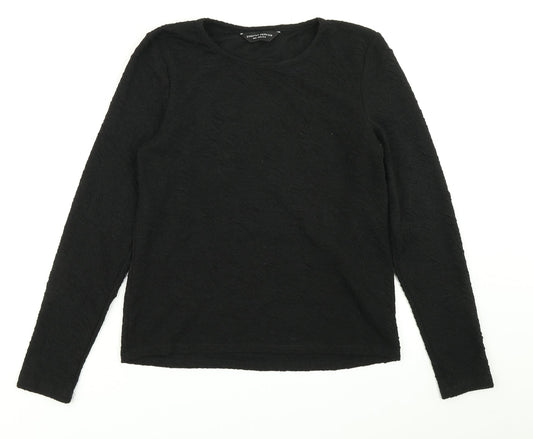 Dorothy Perkins Womens Black   Basic T-Shirt Size 10