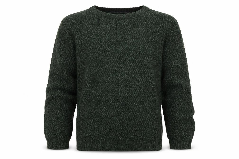 River Island Mens Green  Knit Pullover Jumper Size S