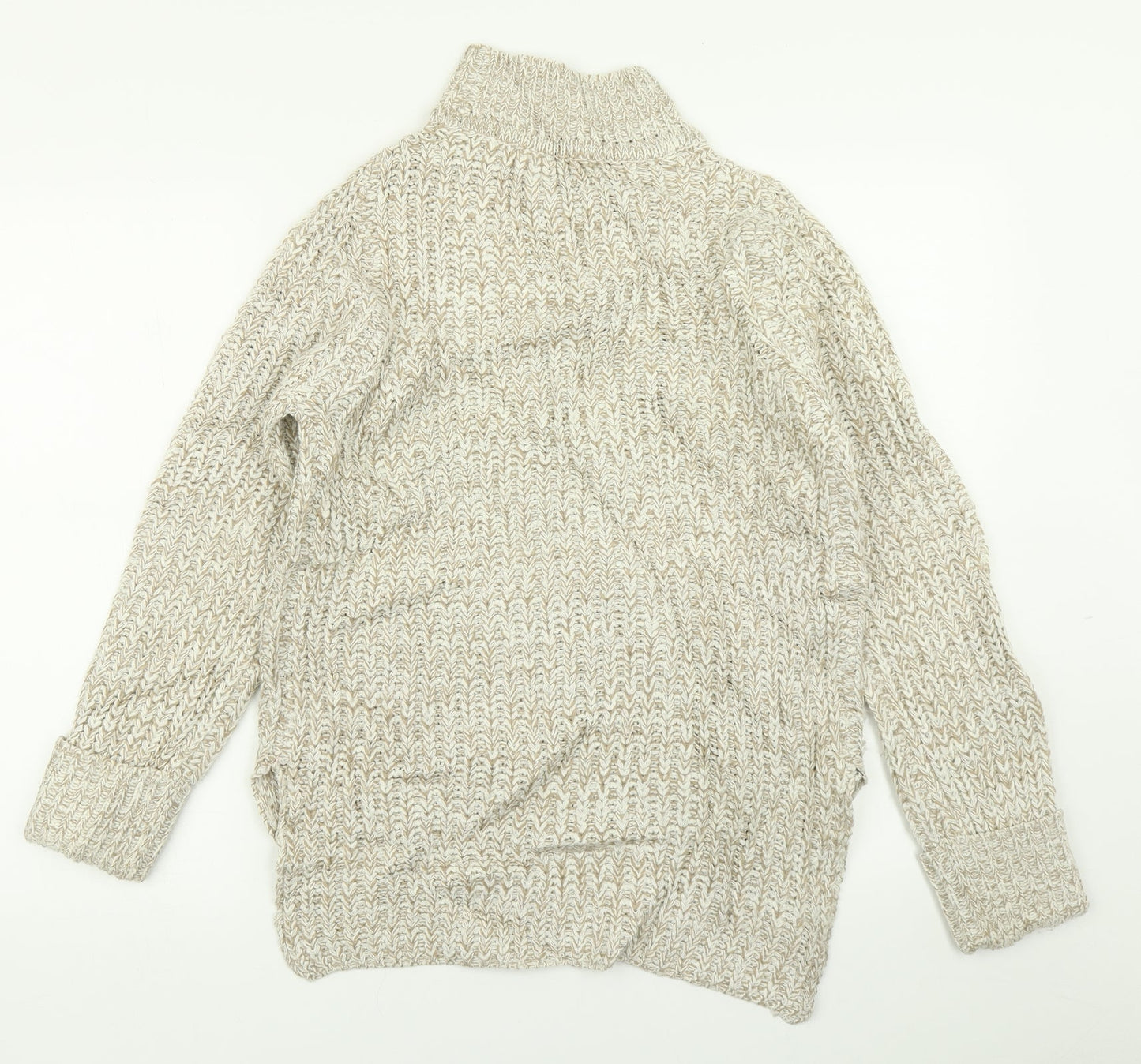 Brave Soul Womens Beige  Knit Pullover Jumper Size XS