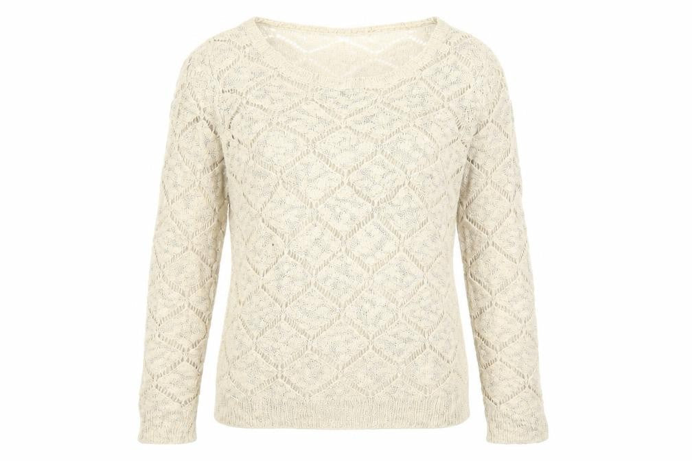 Pimkie Womens Beige  Knit Pullover Jumper Size M