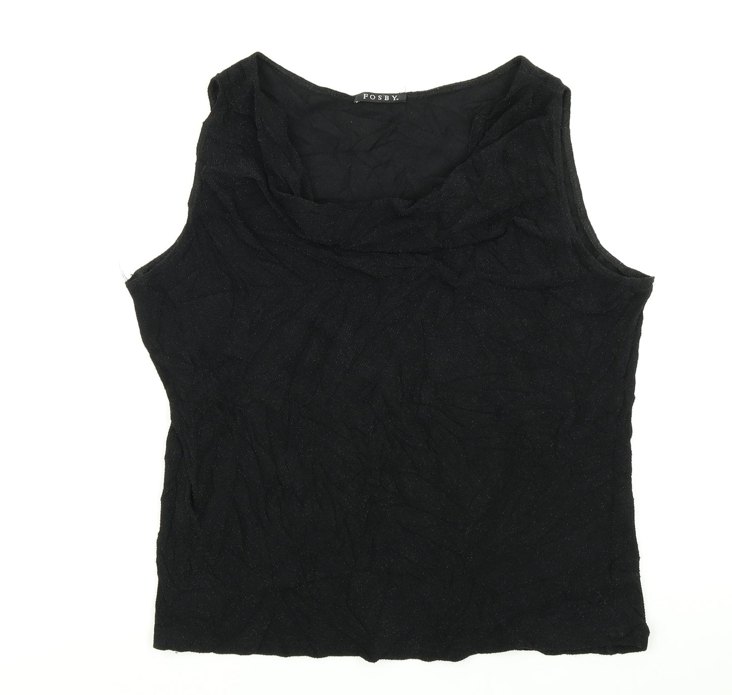 Fodby Womens Black   Basic Tank Size 14