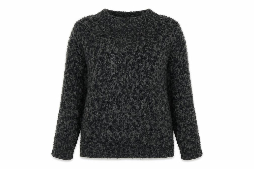 George Womens Green Animal Print Knit Pullover Jumper Size 8