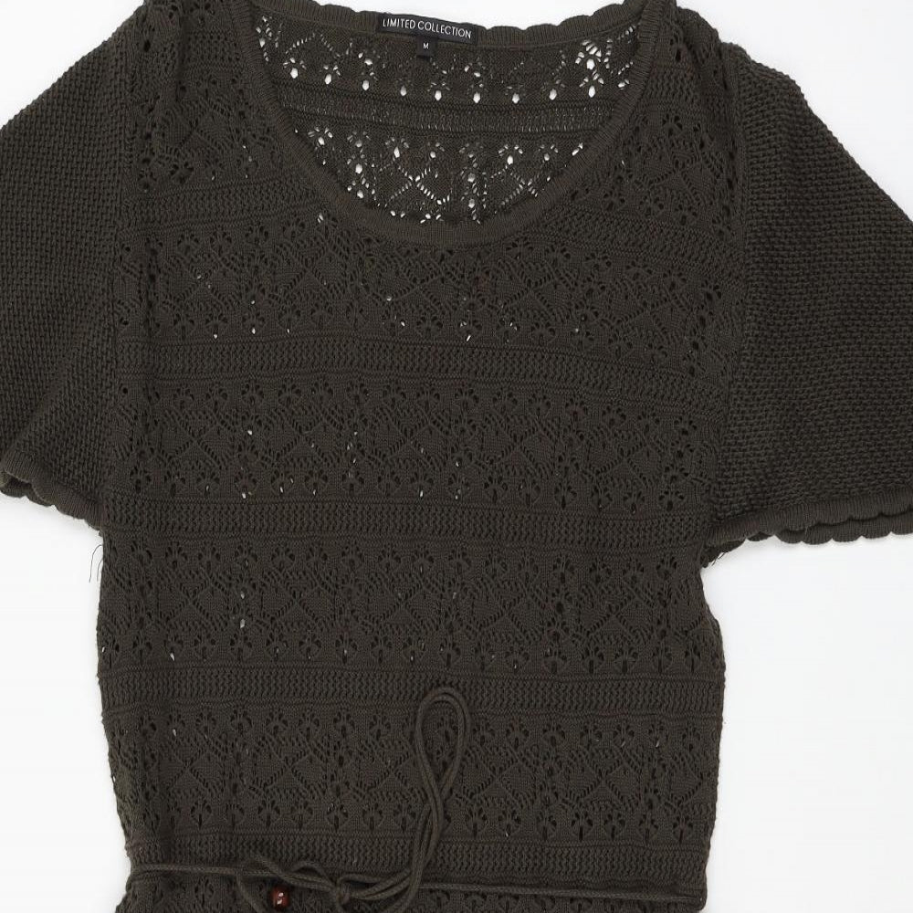 Marks and Spencer Womens Green  Knit Jumper Dress  Size 12