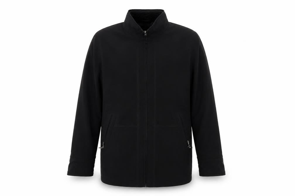 Gallery Mens Black   Overcoat Coat Size S