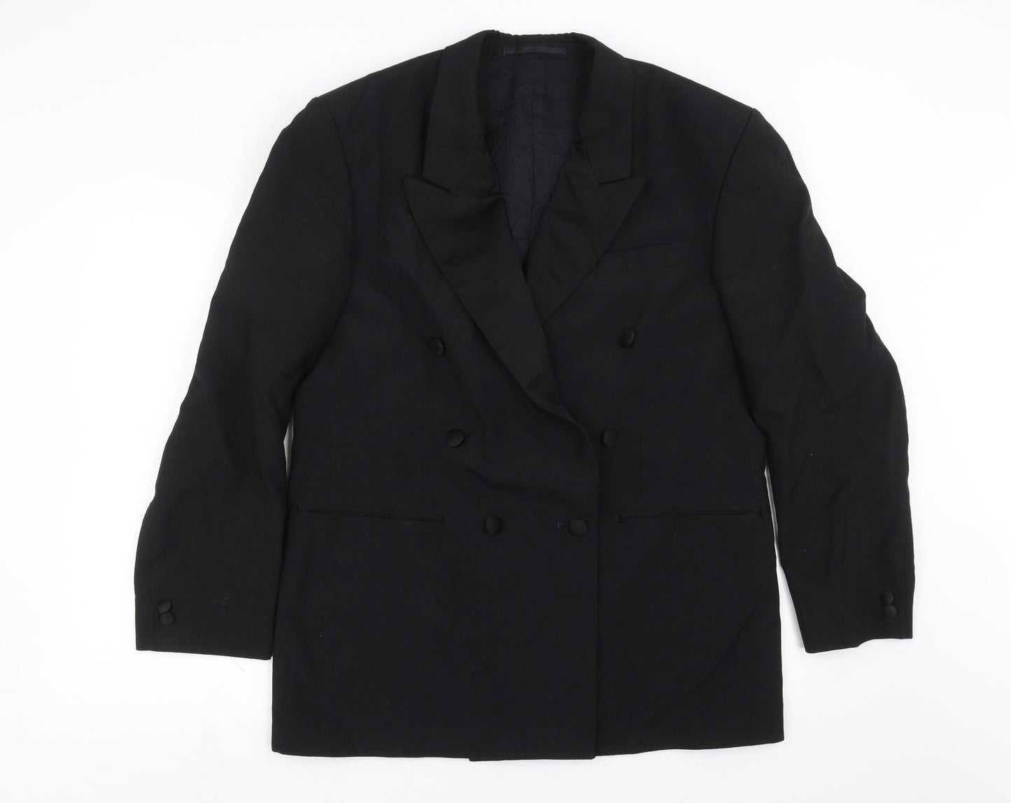 The Fine Tailoring Collection Mens Black   Jacket Suit Jacket Size 40