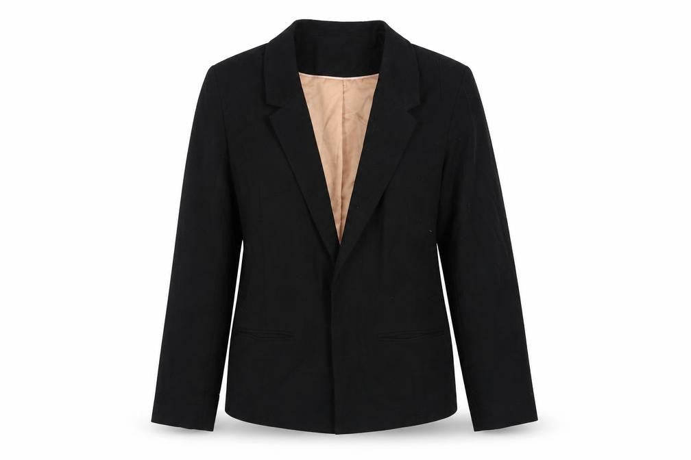 Hot Options Womens Black   Jacket Blazer Size 10