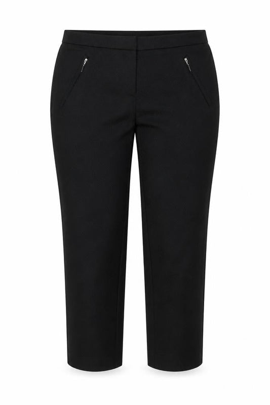 F&F Womens Black Argyle/Diamond  Trousers  Size 34 in L26 in