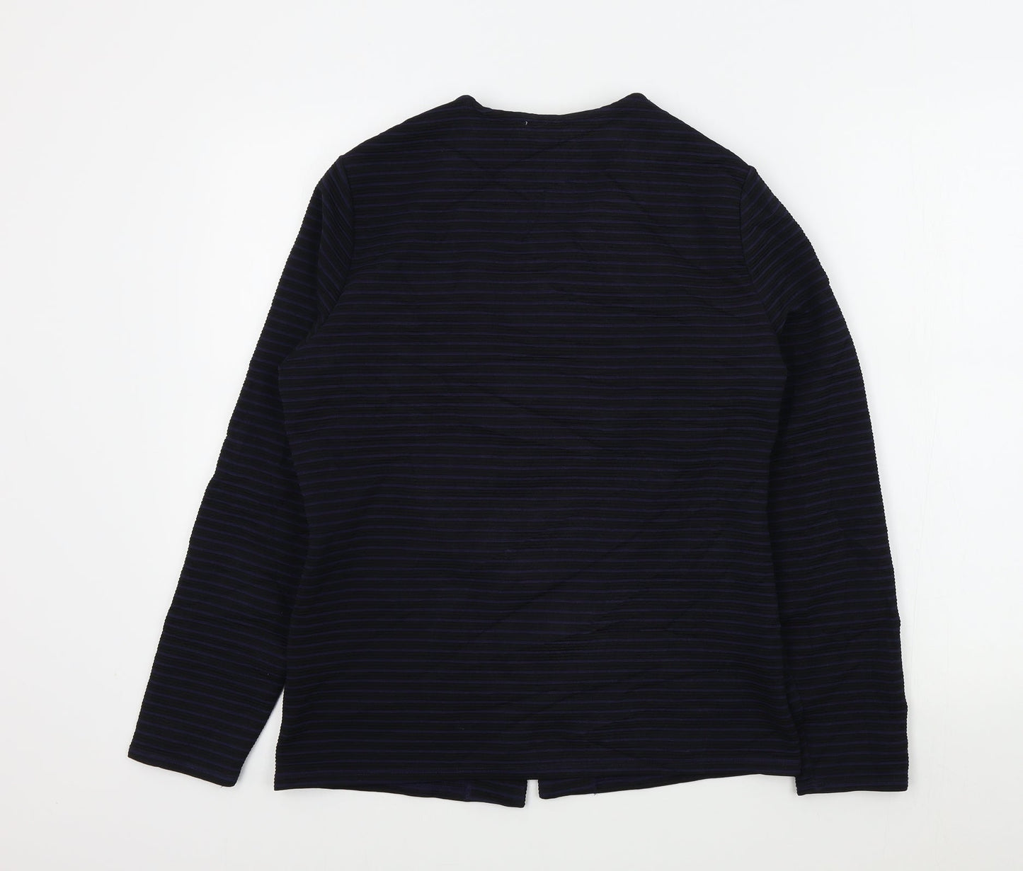 Paraphrase Womens Blue Striped  Jacket  Size 12