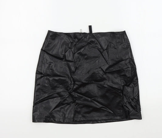 Divided Womens Black   A-Line Skirt Size 12