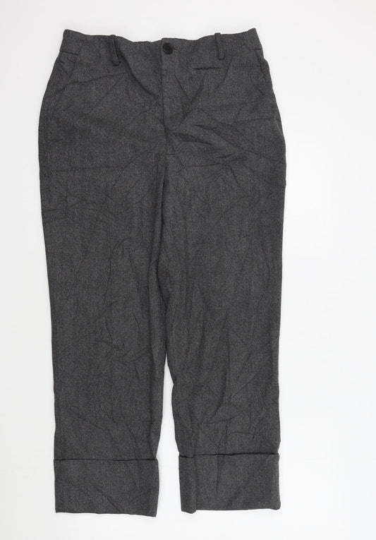 Zara Womens Grey   Trousers  Size 42 L26 in