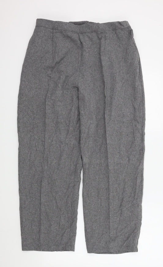 Preworn Womens Grey   Trousers  Size 26 in L27 in