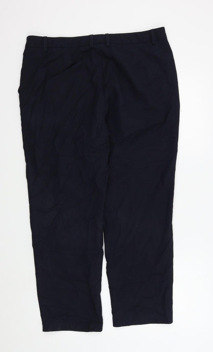Marks & Spencer Womens Blue   Trousers  Size 16 L27 in