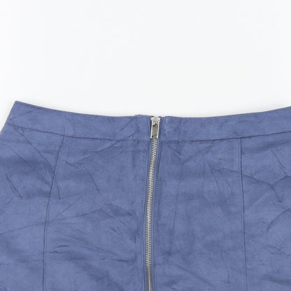 H&M Womens Blue   A-Line Skirt