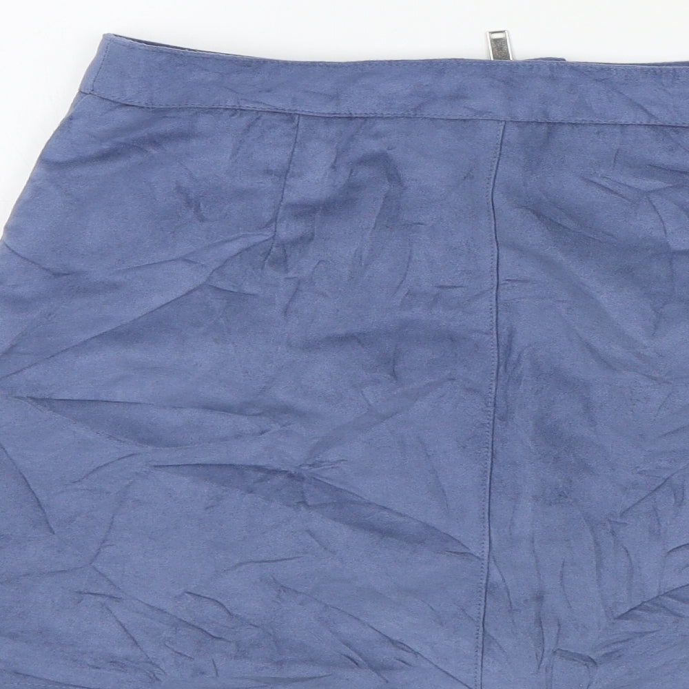 H&M Womens Blue   A-Line Skirt