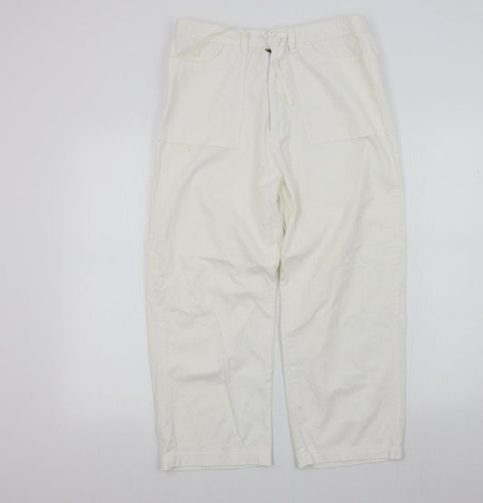 fashion plus Womens White   Trousers  Size 16 L23 in
