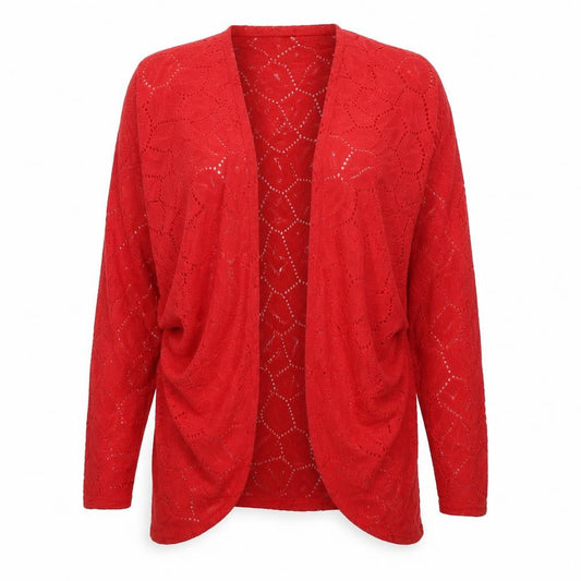 H&M Womens Red Floral  Cardigan Jumper Size XS