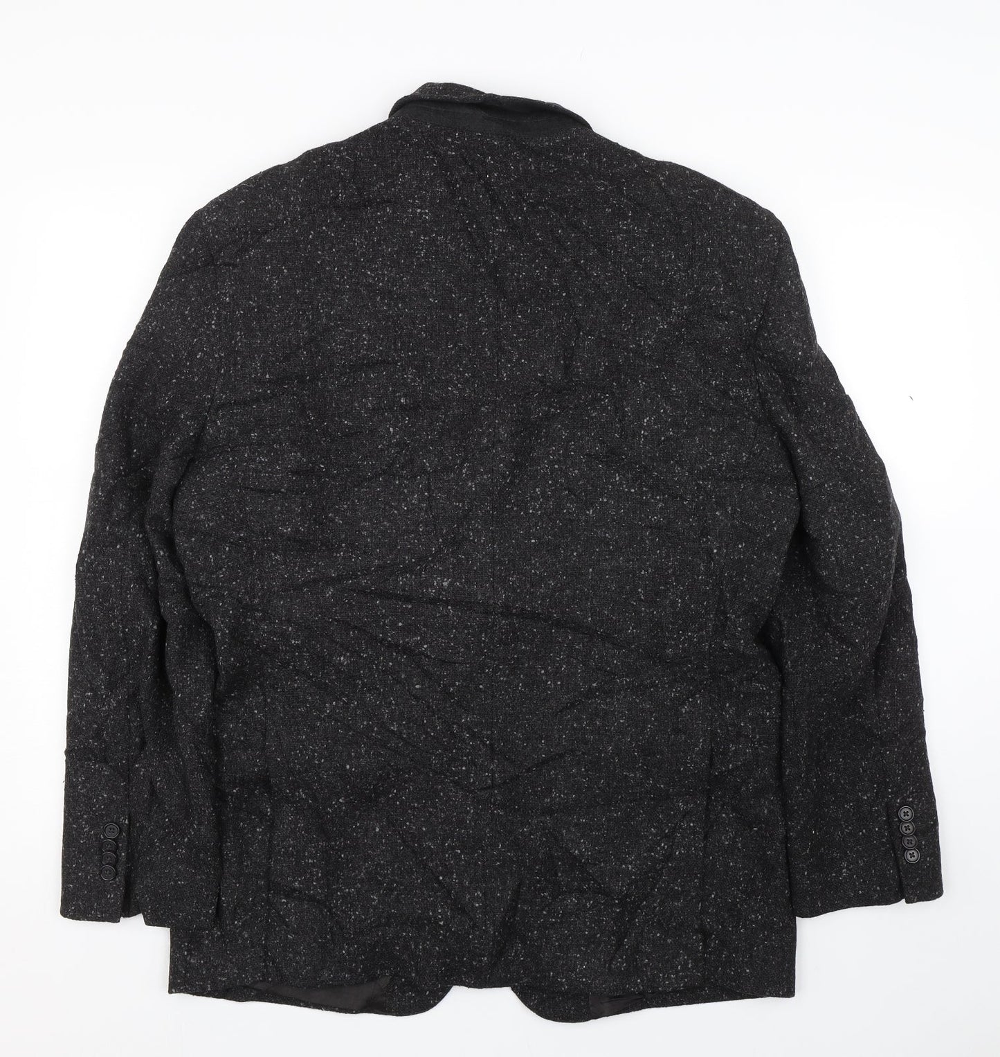 Sam Reme Mens Black   Jacket Coat Size L