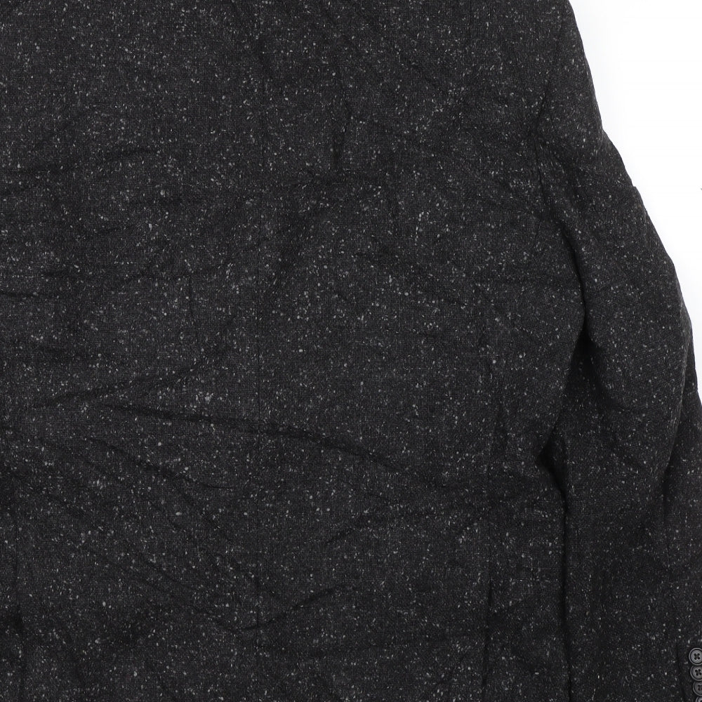 Sam Reme Mens Black   Jacket Coat Size L