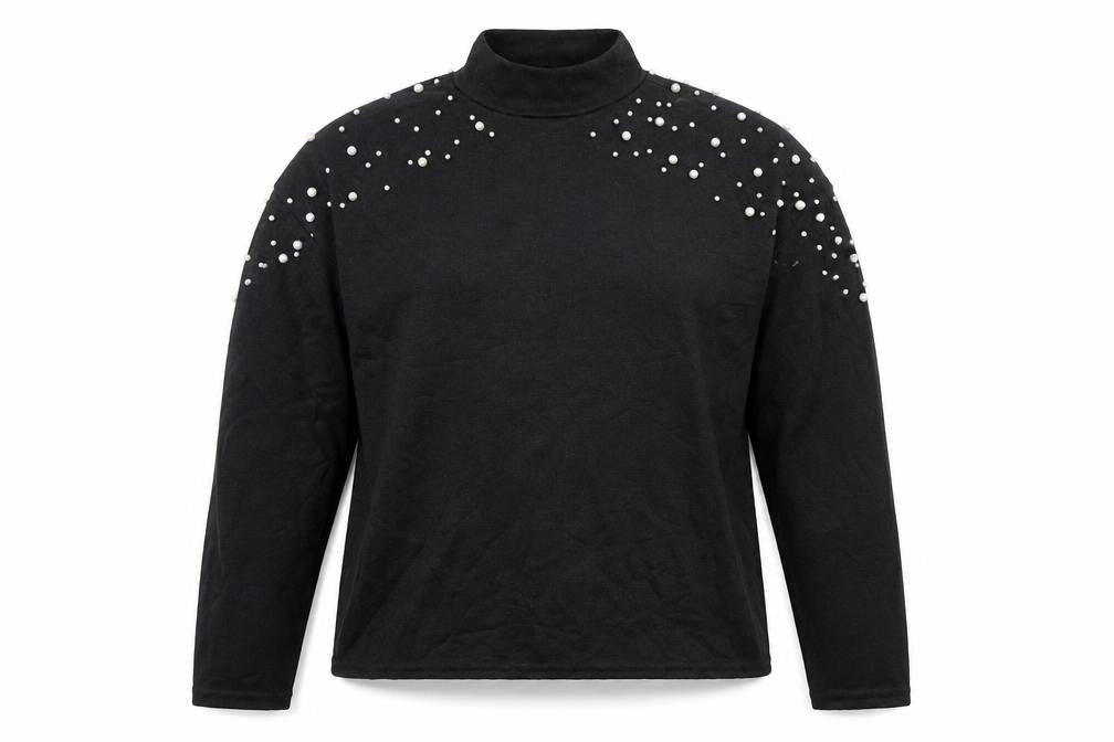H&M Womens Black   Pullover Jumper Size S