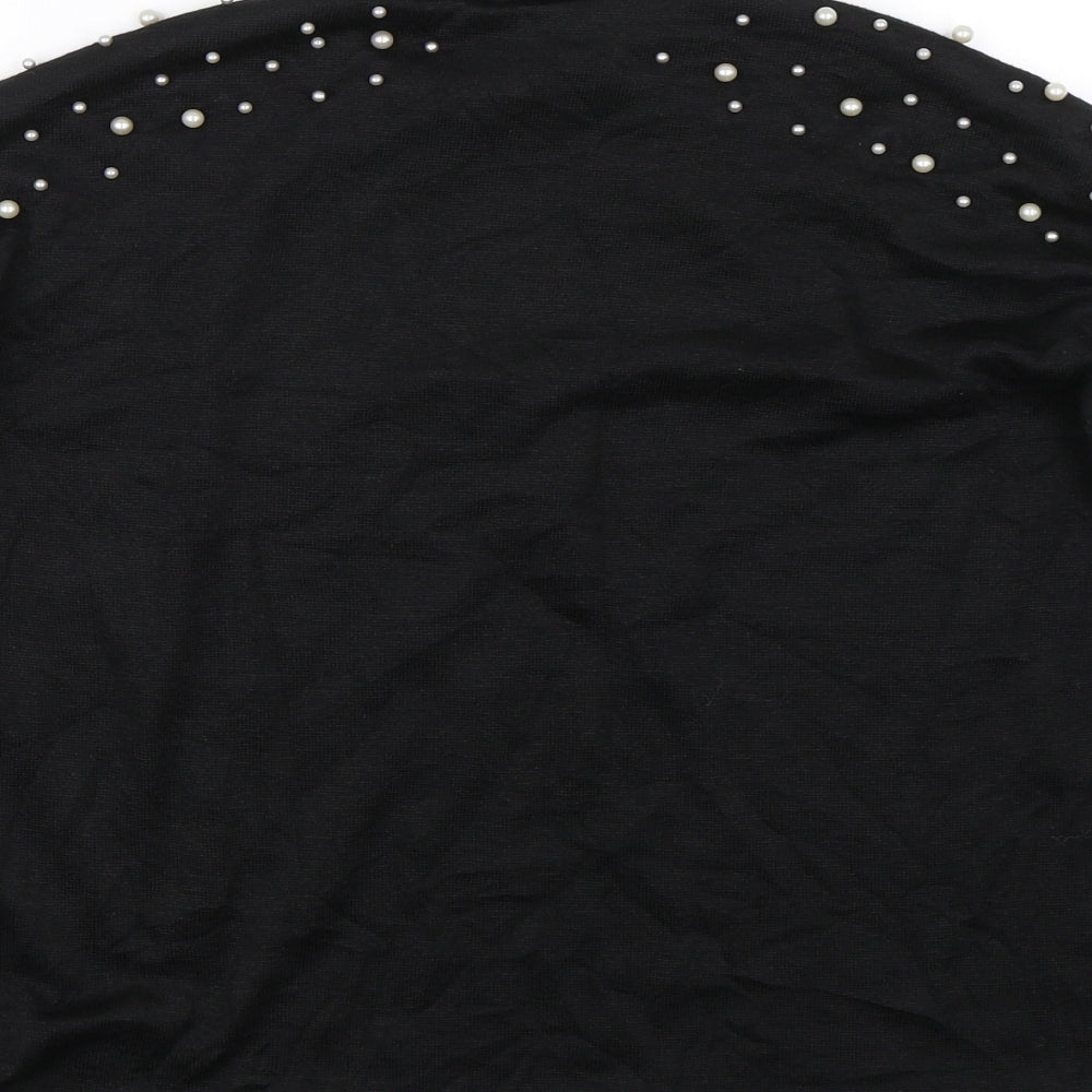 H&M Womens Black   Pullover Jumper Size S