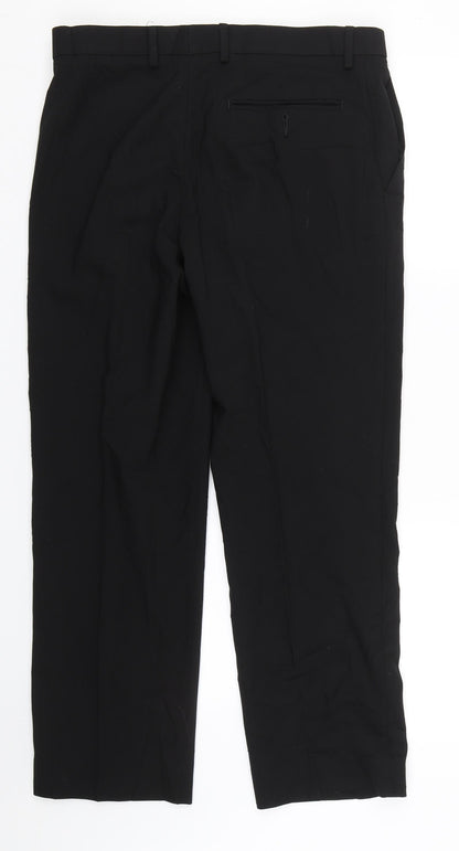 Marks & Spencer Womens Black   Trousers  Size 32 L25 in