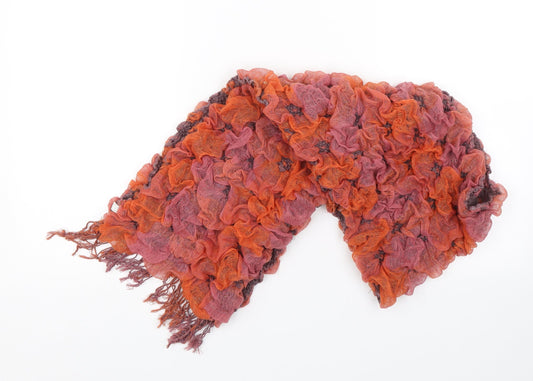 Preworn Womens Orange    Scarf