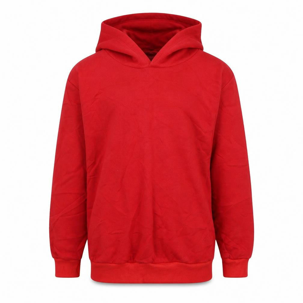 Preworn Boys Red   Pullover Hoodie Size 9-10 Years