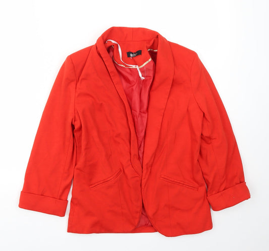 LONDON  Womens Red   Jacket Blazer Size 8