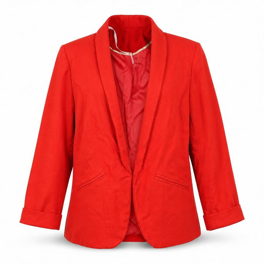 LONDON  Womens Red   Jacket Blazer Size 8