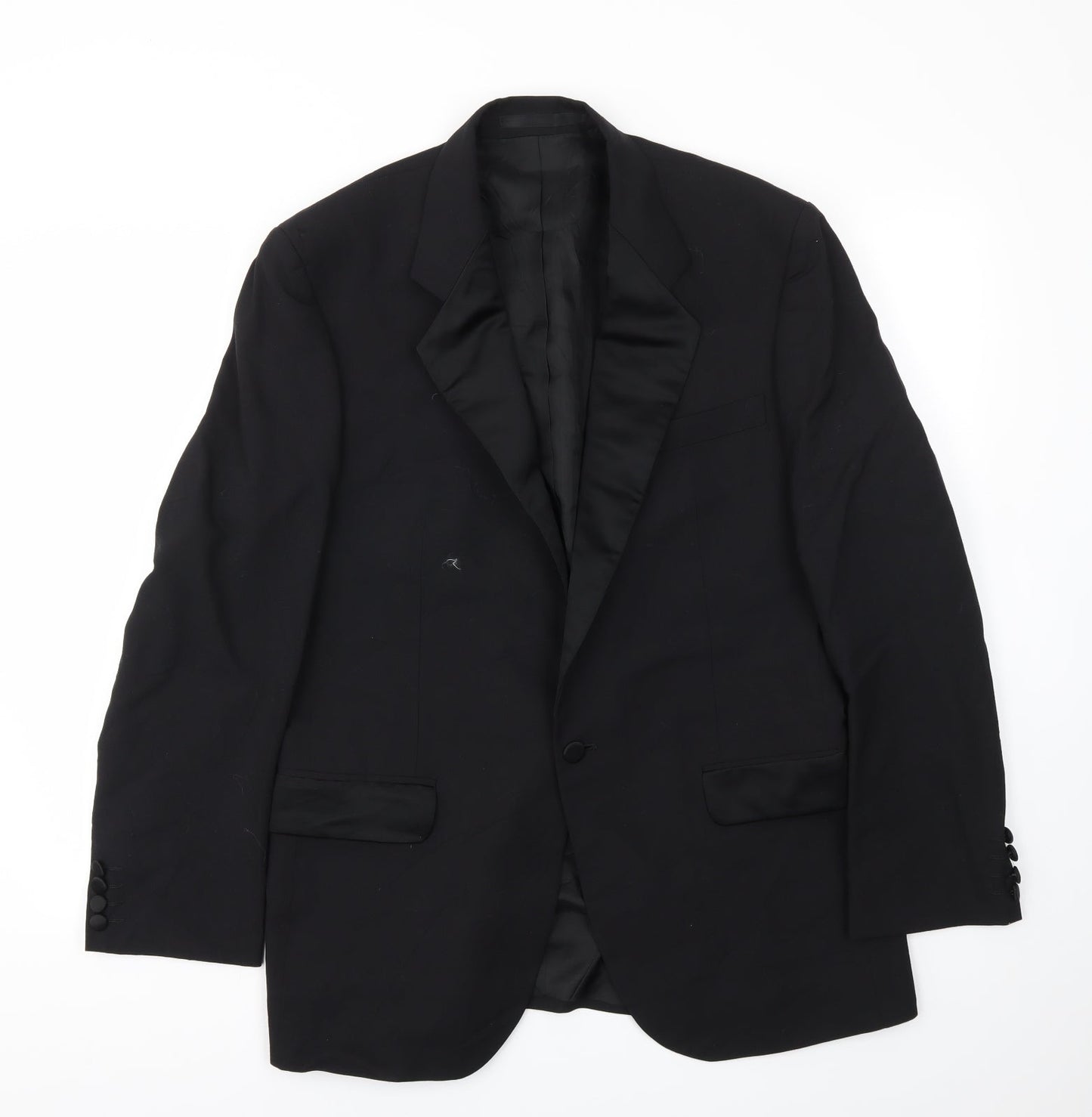 THE BRITISH Mens Black   Jacket Blazer Size 40
