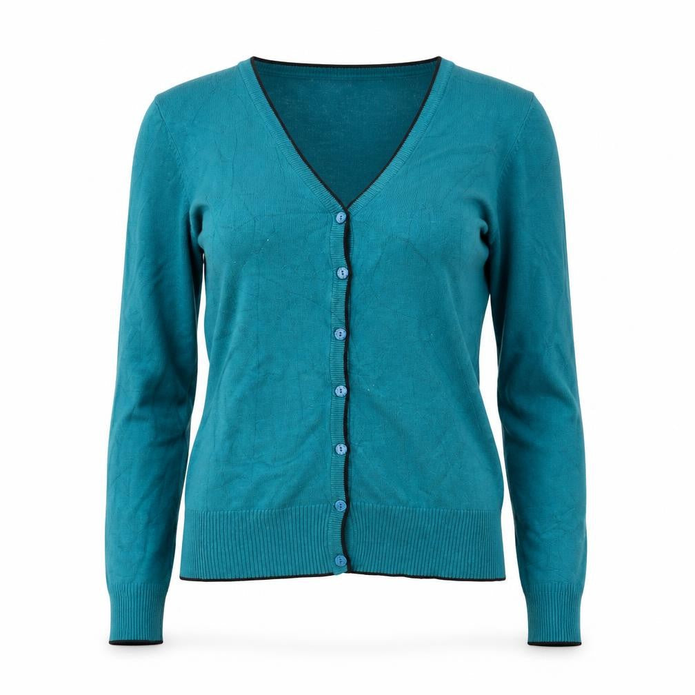 Fransa Womens Black   Cardigan Jumper Size M