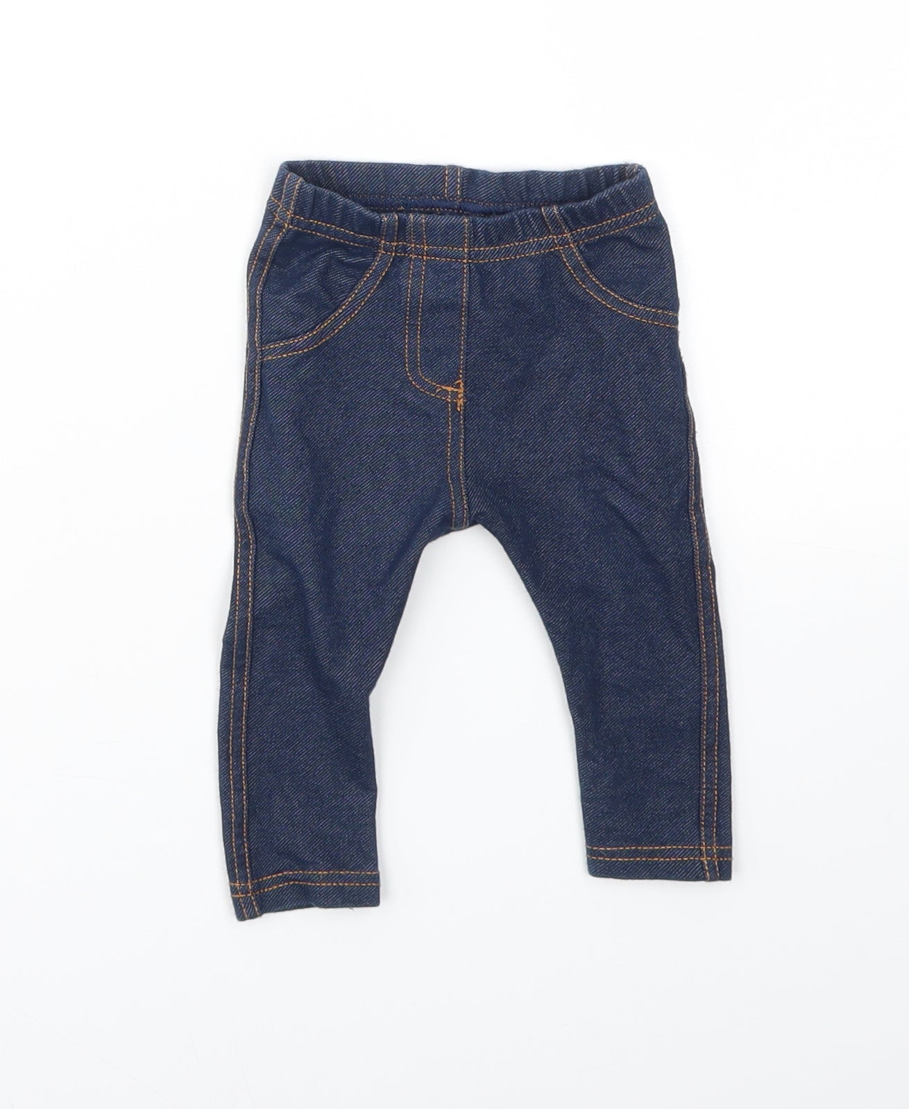 M Girls Blue   Capri Jeans Size 3-6 Months