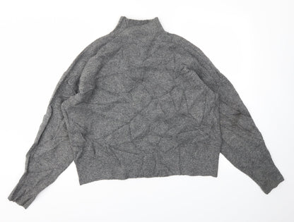 H&M Womens Grey   Pullover Jumper Size S