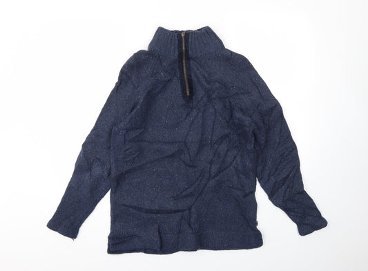 Peter Gribby Mens Blue   Full Zip Sweatshirt Size M