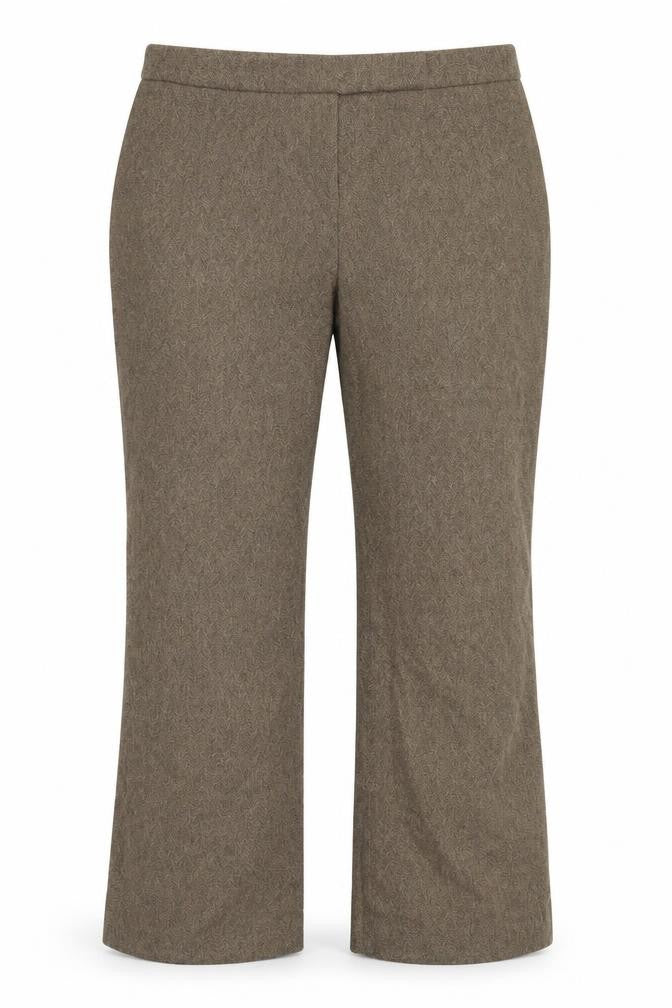 Sara Womens Grey Herringbone  Trousers  Size 20 L30 in