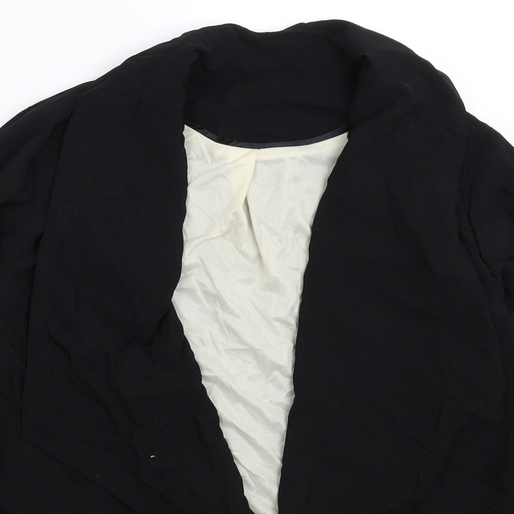 Preworn Womens Black   Jacket Blazer Size 12