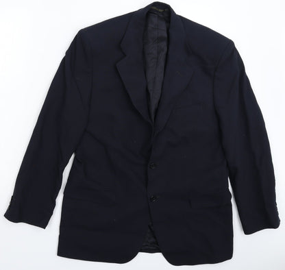 Marks & Spencer Mens Blue   Jacket Suit Jacket Size 40