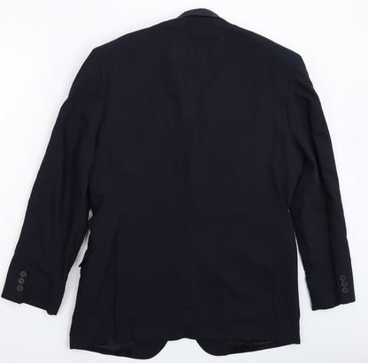 Marks & Spencer Mens Blue   Jacket Suit Jacket Size 40