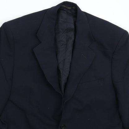 Marks & Spencer Mens Blue   Jacket Suit Jacket Size 40